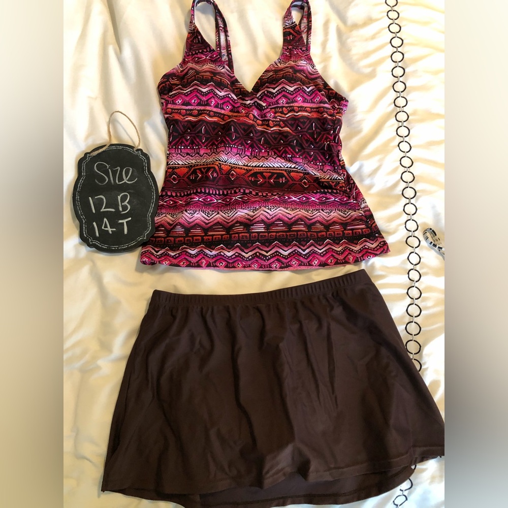 Costa del Sol Pink and Black Swimwear